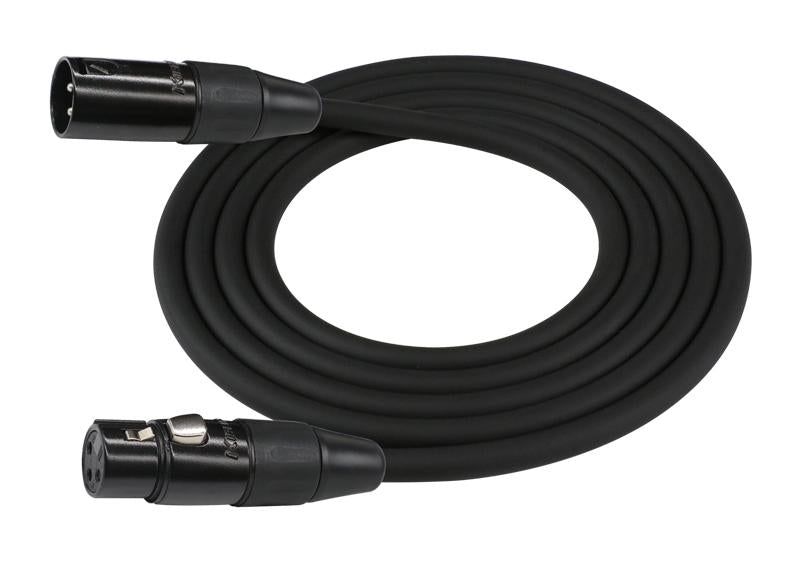 2-PACK Kirlin 6FT XLR Male to XLR Female - 20AWG Microphone Cable,MPC-270PB, Black