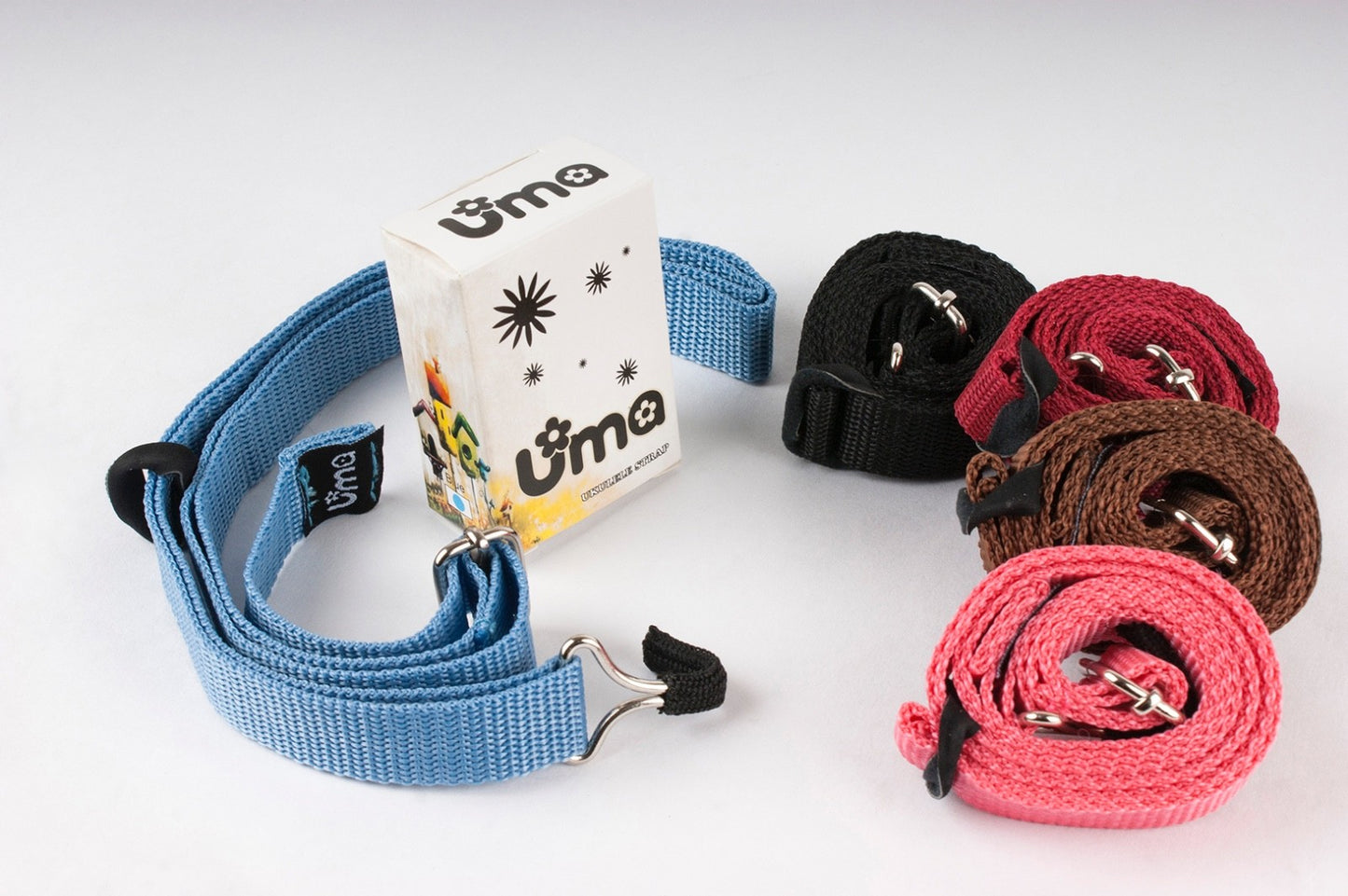 Uma No Drill J Hook Ukulele Strap - Black - for Ukulele Only