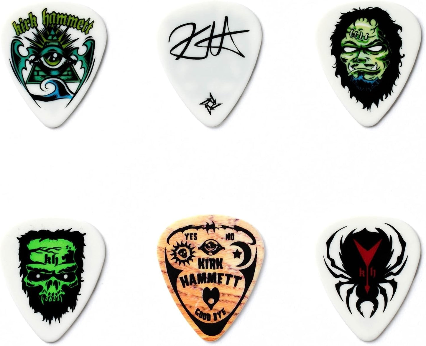 Dunlop KH01T088 Kirk Hammett Monster Guitar Pick Tin, .88mm, 6 picks/Tin