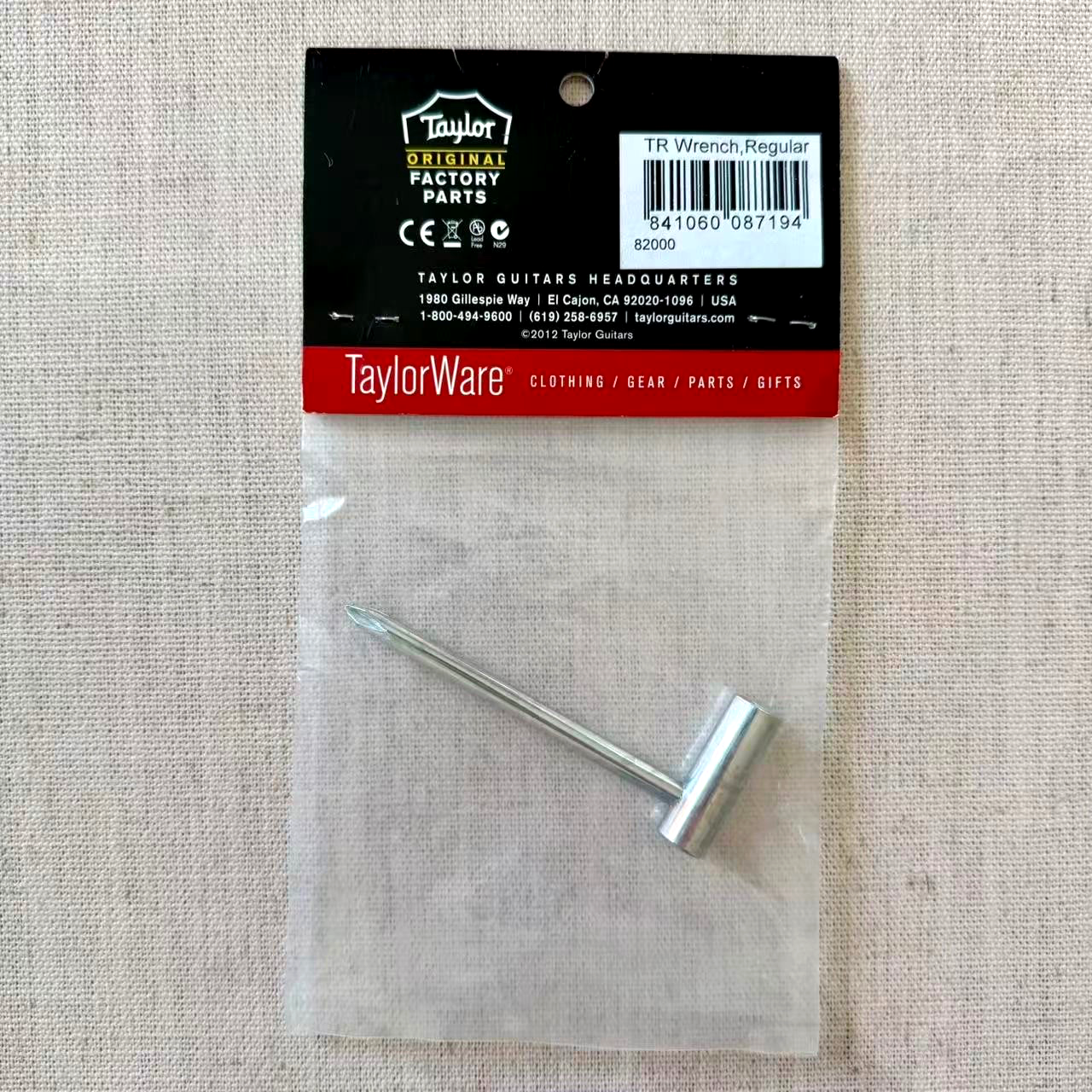 Taylor Guitar Truss Rod TR Wrench, Regular - 82000 - Original Factory Parts
