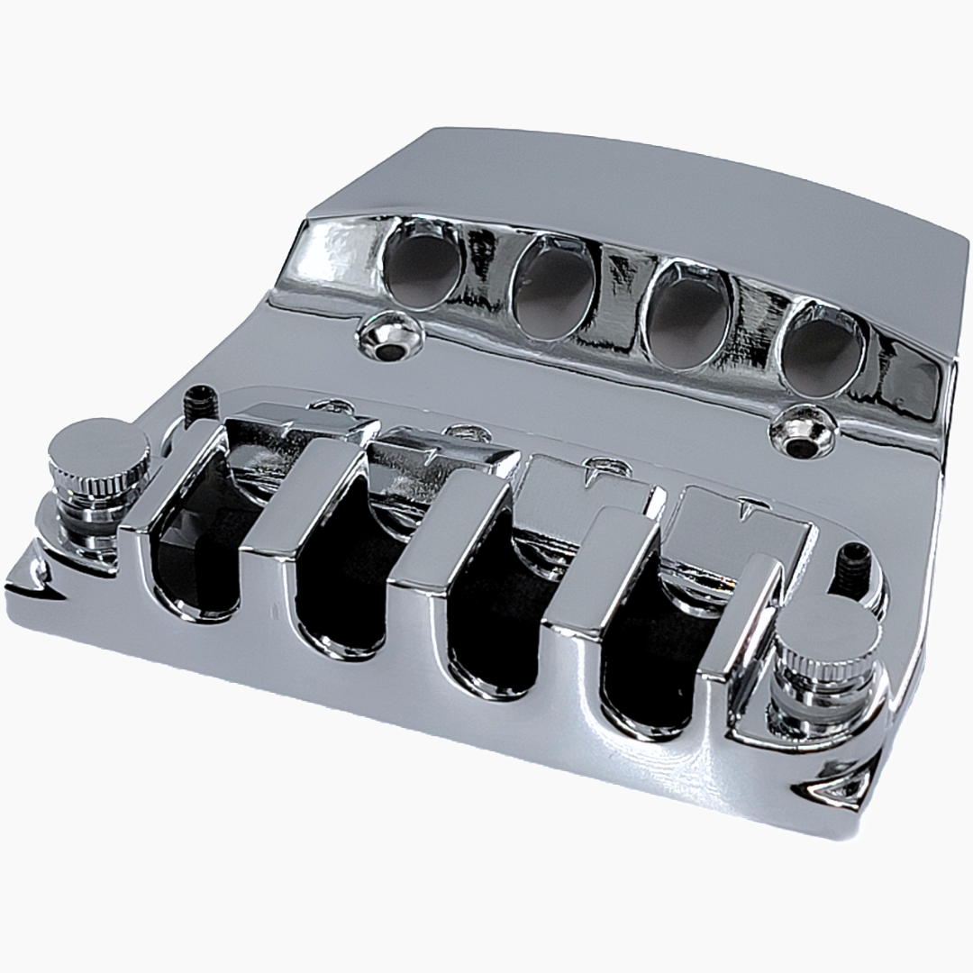 Allparts Ricky-Style Bass Bridge and Tailpiece for Rickenbacker - Chrome