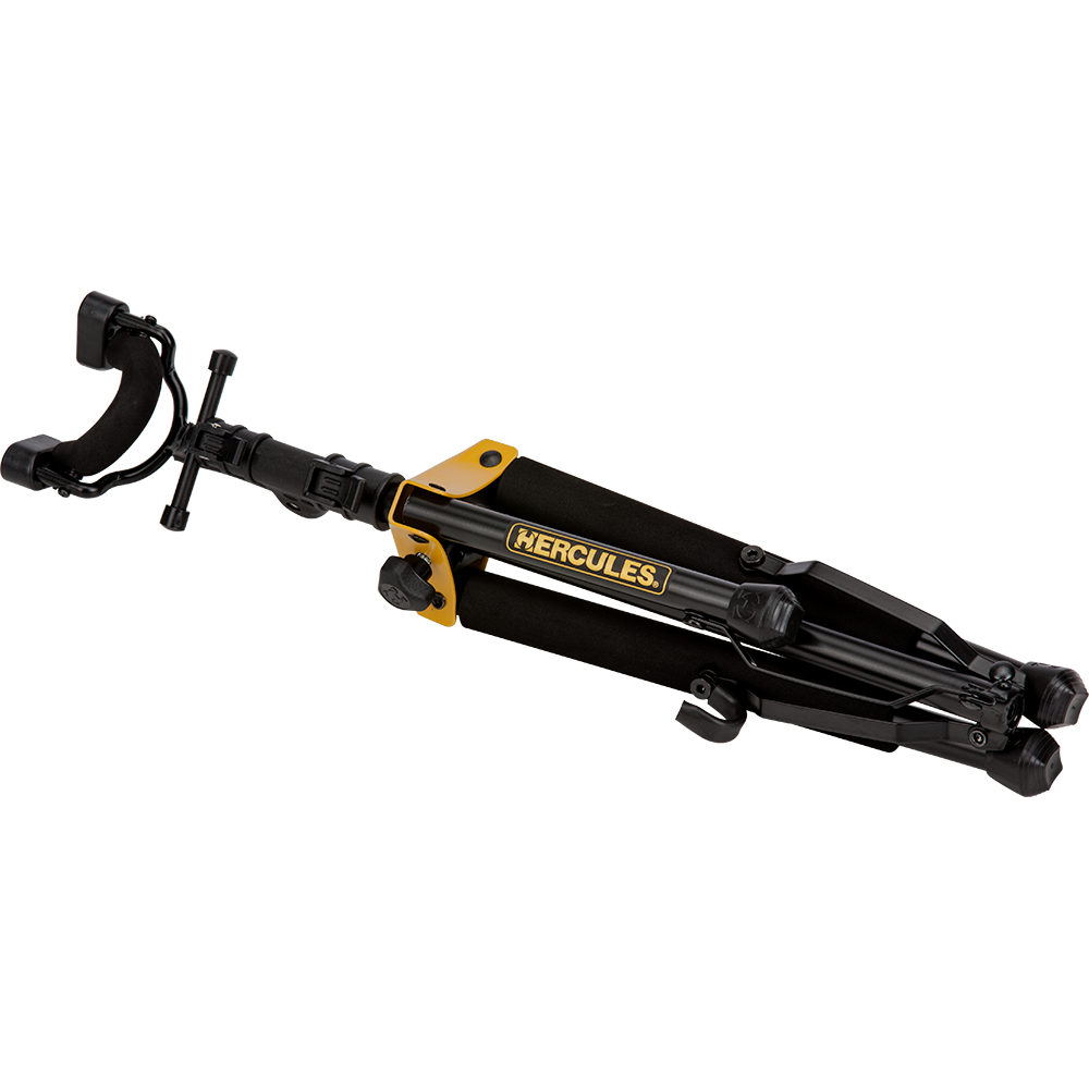 HERCULES Violin/Viola Stand DS571BB with Detachable Rosin Holder and Bag