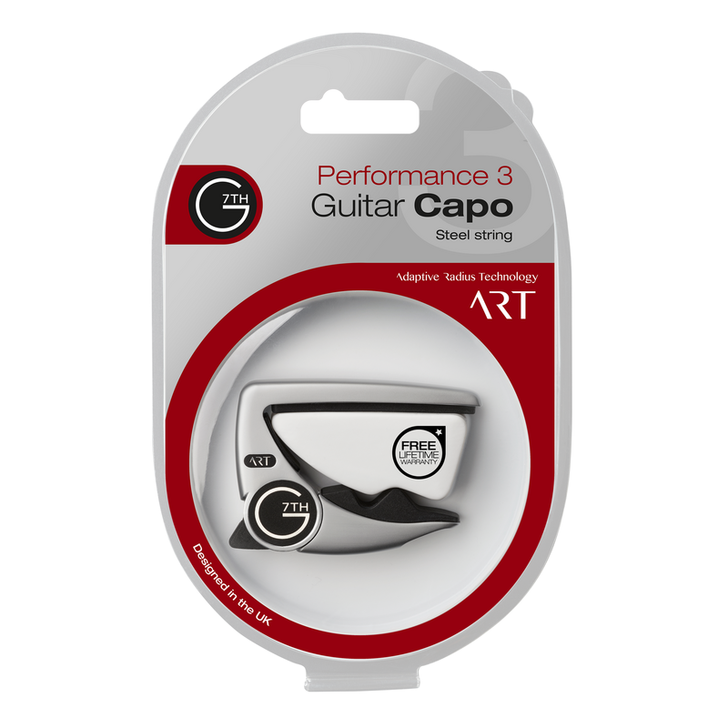 G7th Performance 3 ART 6-String Guitar Capo -Silver