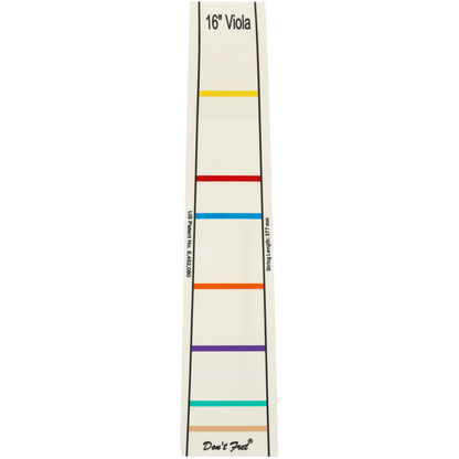 Don't Fret Fingerboard Position Marker Indicator - 16" Viola