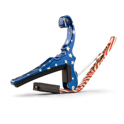 Kyser Quick Change Acoustic 6 String Guitar Capo - Stars and Stripes