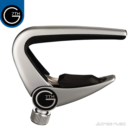 G7th Newport 6-String Guitar Capo Fine-Tune Quick Release - Silver