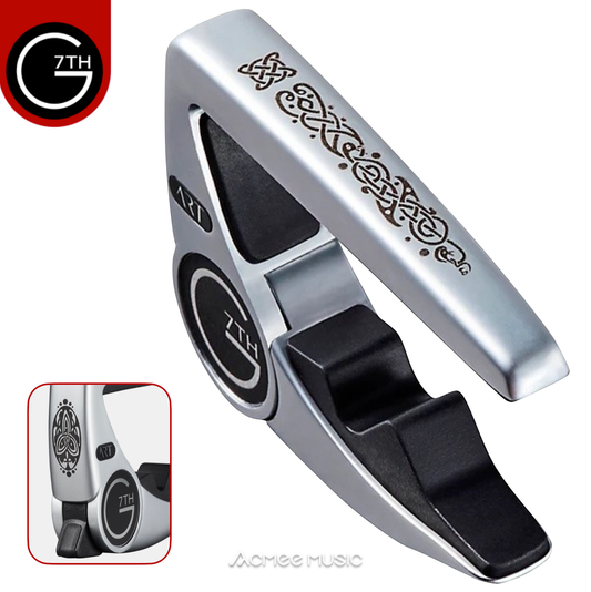 G7th Performance 3 ART 6-String Guitar Capo - Silver Celtic Special Edition
