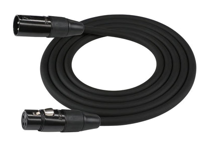 2-PACK Kirlin 6FT XLR Male to XLR Female - 20AWG Microphone Cable,MPC-270PB, Black