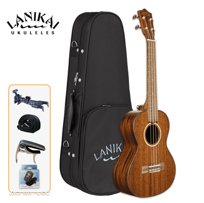 Lanikai MAS-T All Solid Mahogany Tenor 26“ Ukulele with Foam Case