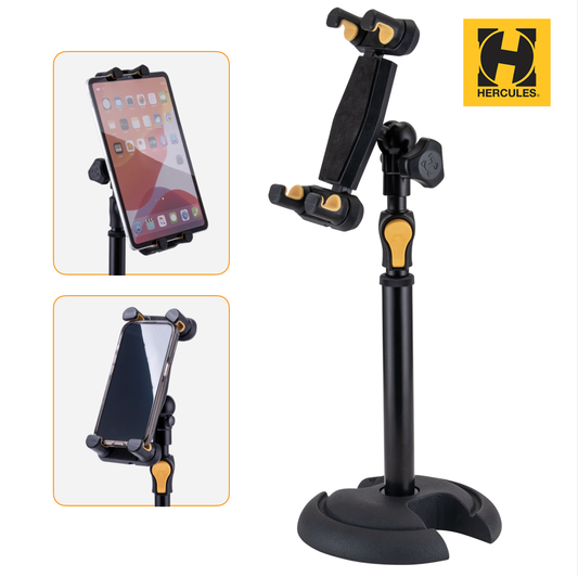 Hercules DG307B-TS1 EZ Grip Tabletop Tablet and Smartphone Stand