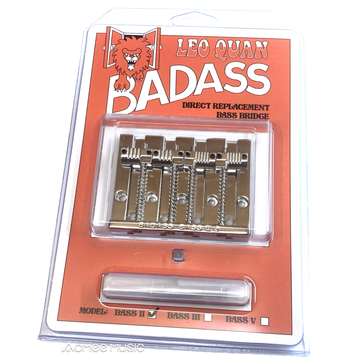 Leo Quan Badass II Bass Bridge 4-String Fender P/Jazz Bass - Nickel