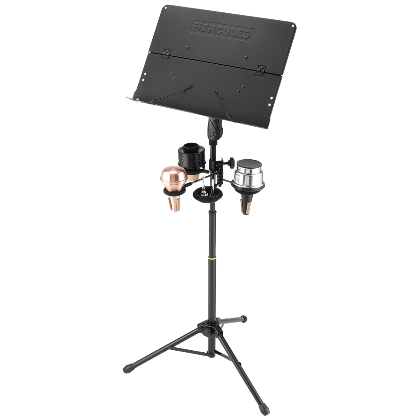 Hercules HA100 Mute Holder for 4 Mutes of Cornet, Trumpet, French Horn, Trombone
