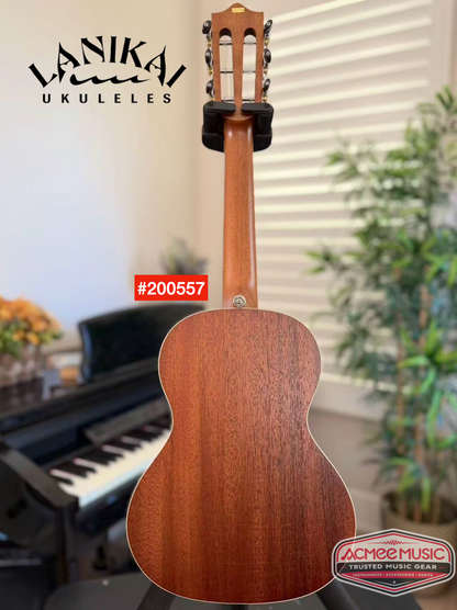 Lanikai MA-6T Mahogany 6 string Tenor Ukulele with Gig Bag, Tuner, Capo & Strap