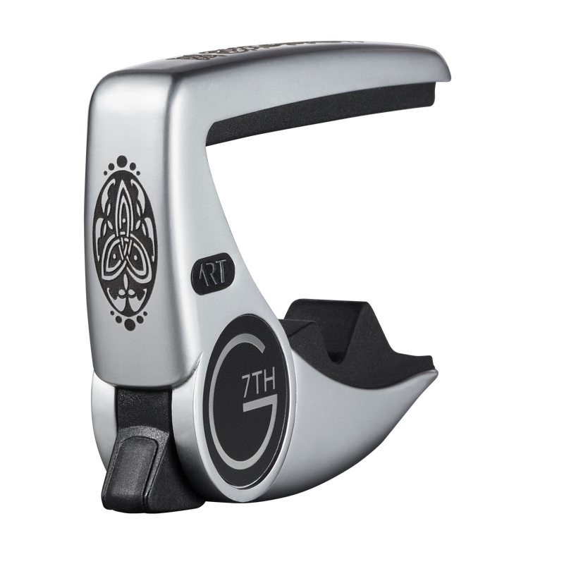 G7th Performance 3 ART 6-String Guitar Capo - Silver Celtic Special Edition