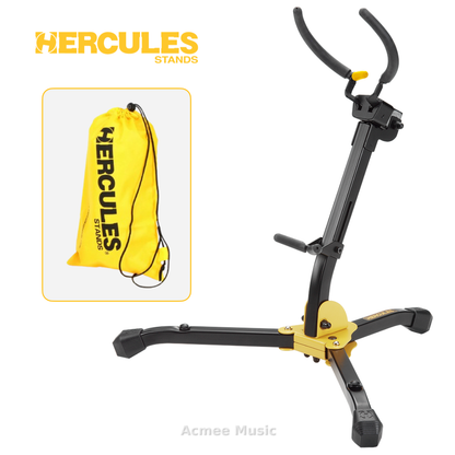 Hercules DS630BB Auto Grip Alto/Tenor Saxophone Folding Stand with Carrying Bag