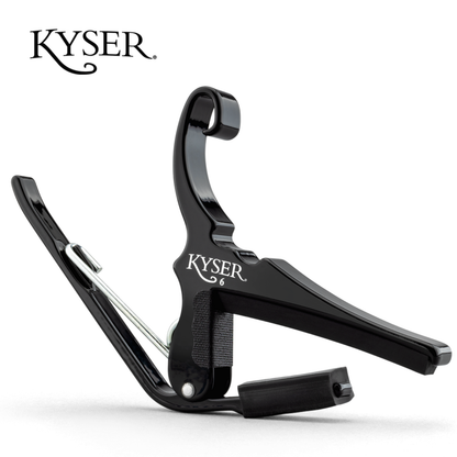 Kyser Quick Change Acoustic 6 String Guitar Capo - Black