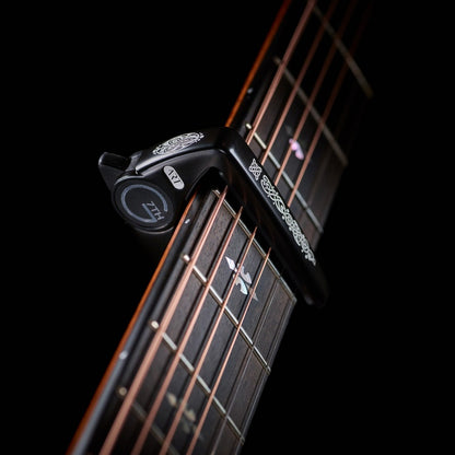 G7th Performance 3 ART 6-String Guitar Capo - Satin Black Celtic Special Edition