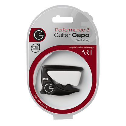 G7th Performance 3 ART 6-String Guitar Capo -Satin Black