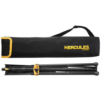 Hercules BS118BB 3-Section EZ Grip Compact Folding Music Stand with Carrying Bag