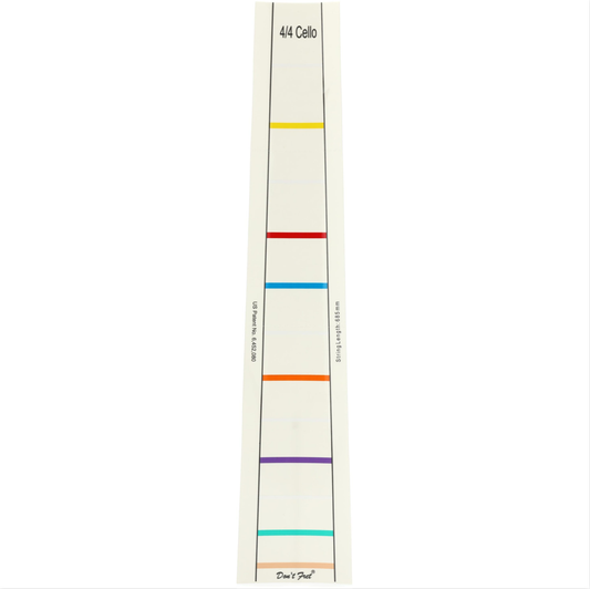 Don't Fret Cello Fingerboard Position Marker Indicator - Size 4/4