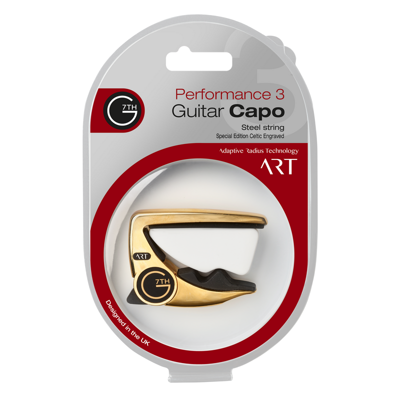 G7th Performance 3 ART 6-String Guitar Capo Celtic Special Edition - Gold