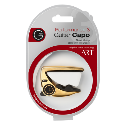 G7th Performance 3 ART 6-String Guitar Capo Celtic Special Edition - Gold