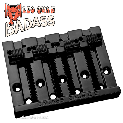Leo Quan Badass II Bass Bridge 4-String Fender P/Jazz Bass - Black