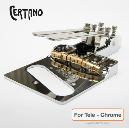 Certano T-Bender B&G Bender Bridge for Tele/Telecaster - CHROME