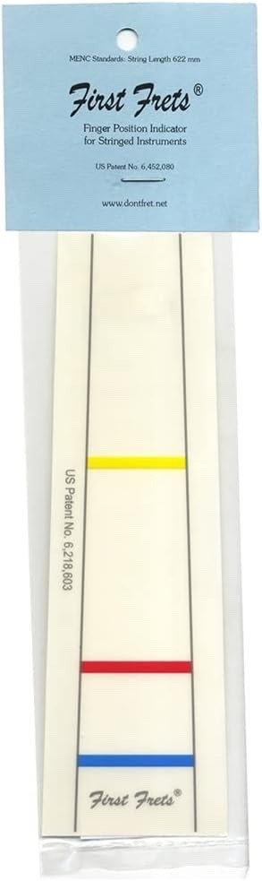 First Frets Fingering Decal Position Indicator for 4/4 Violin - 14" Viola
