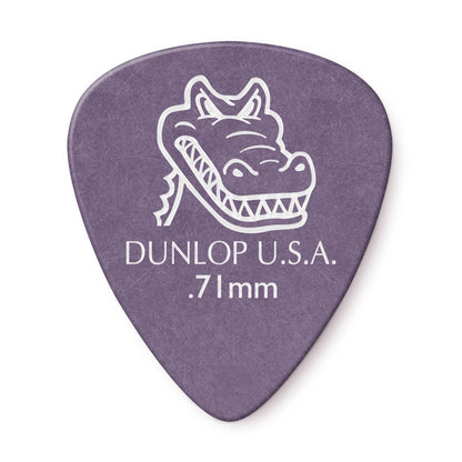 15-PACK Dunlop GATOR GRIP Guitar Picks【0.71mm】417-071