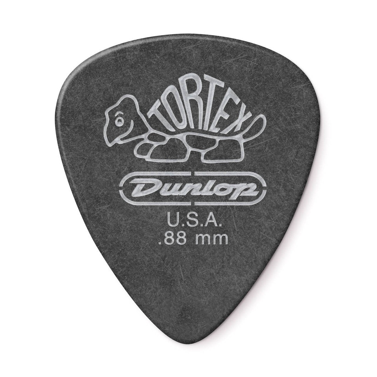 15-PACK Dunlop Tortex Guitar Picks Pitch Black Standard【0.88mm】488-088