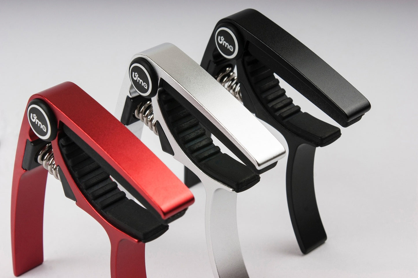 Uma UC-3 Ukulele Capo - Silver/Black/Red - for Ukulele Only