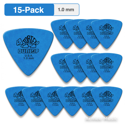 15-PACK Dunlop Tortex Triangle Guitar Picks【1.0mm】431-100