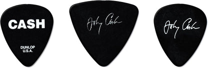 Dunlop JCPT01M Johnny Cash Memphis Guitar Pick Tin, Medium, 6 Picks/Tin