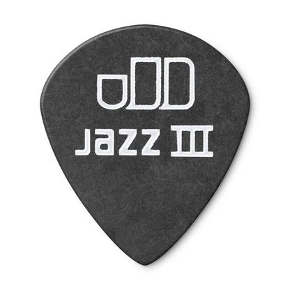 15-PACK Dunlop Tortex Pitch Black Jazz III Guitar Picks【0.50mm】482-050