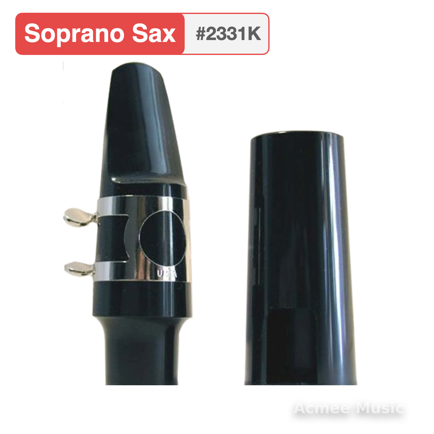 APM - American Plating #2331K Soprano Saxophone Mouthpiece Kit - Made in USA