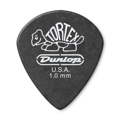 15-PACK Dunlop Tortex Pitch Black Jazz III Guitar Picks【1.0mm】482-100