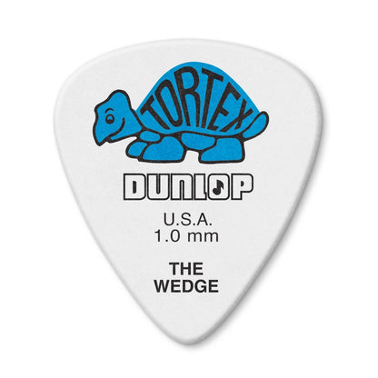 15-PACK Dunlop Tortex Wedge Guitar Picks Standard【1.0mm】424-100