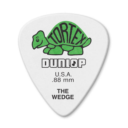 15-PACK Dunlop Tortex Wedge Guitar Picks Standard【0.88mm】424-088