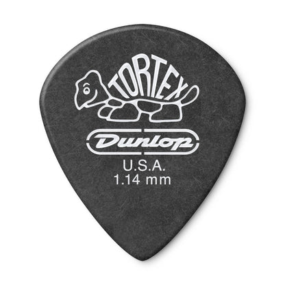 15-PACK Dunlop Tortex Pitch Black Jazz III Guitar Picks【1.14mm】482-114