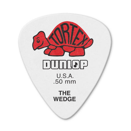 15-PACK Dunlop Tortex Wedge Guitar Picks Standard【0.50mm】424-050
