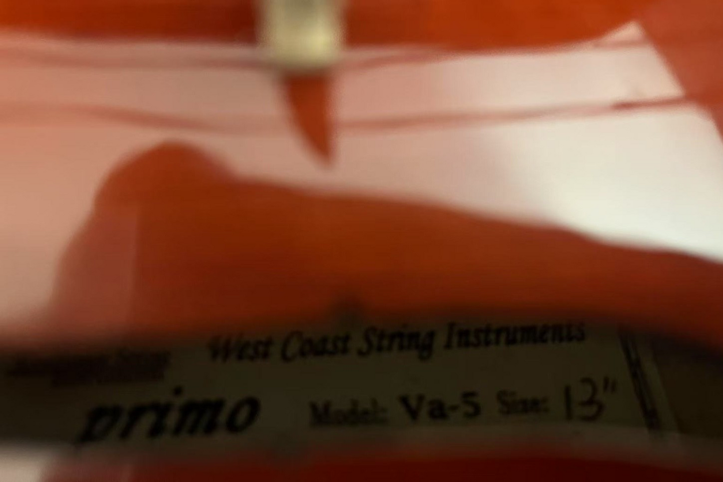West Coast Strings Primo Va5, Viola 13" Upgraded Outfit, Bow, Rosin, Pro Setup