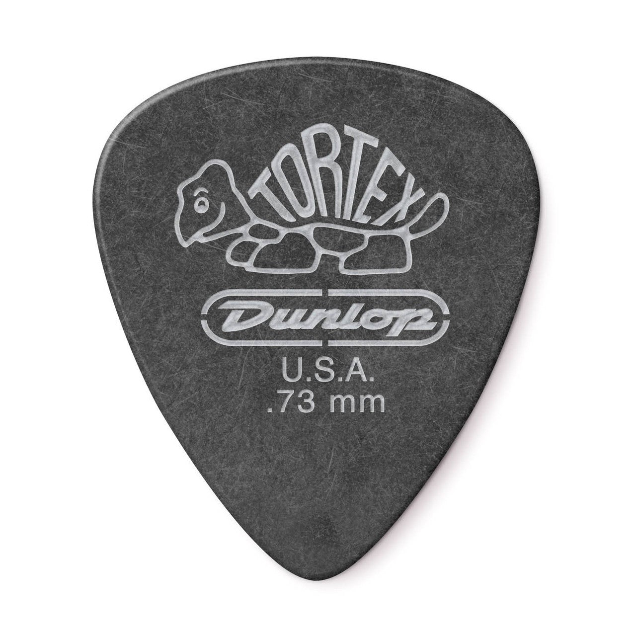 15-PACK Dunlop Tortex Guitar Picks Pitch Black Standard【0.73mm】488-073