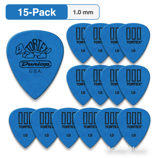 15-PACK Dunlop Tortex T  III Guitar Picks【1.0mm】462-100