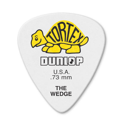 15-PACK Dunlop Tortex Wedge Guitar Picks Standard【0.73mm】424-073