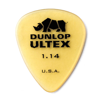 8-PACK Dunlop ULTEX STANDARD Guitar Picks【1.14mm】421-114