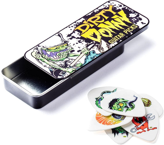 DUNLOP BL111T.73 Dirty Donny Series-1 Guitar Pick Tin, 0.73mm, 6 Picks/Tin