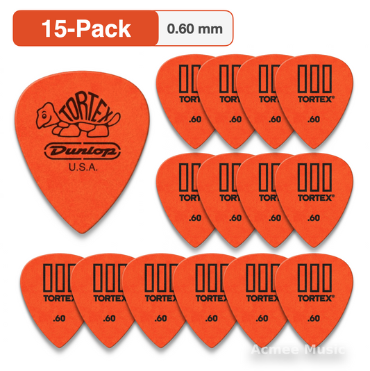 15-PACK Dunlop Tortex T  III Guitar Picks【0.60mm】462-060