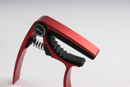 Uma UC-3 Ukulele Capo - Silver/Black/Red - for Ukulele Only