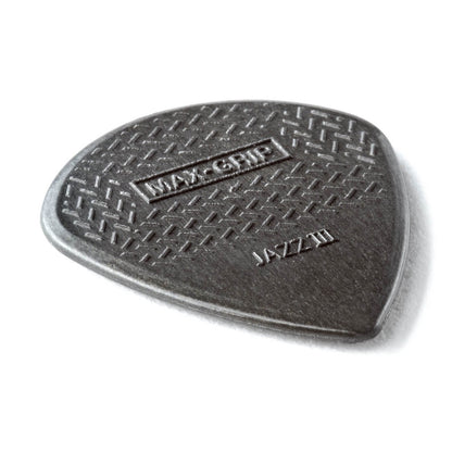 24-PACK Dunlop 471R3C Max-Grip Jazz III Carbon Fiber Guitar Picks, 1.38mm